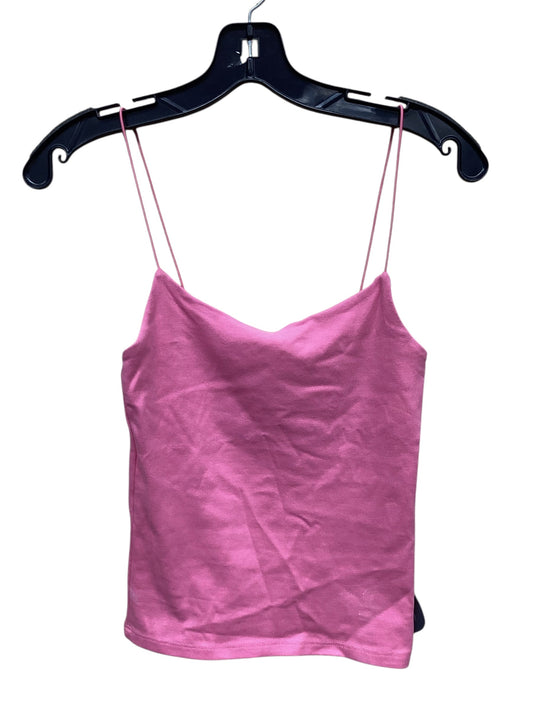 Top Sleeveless By Zara In Pink, Size: M