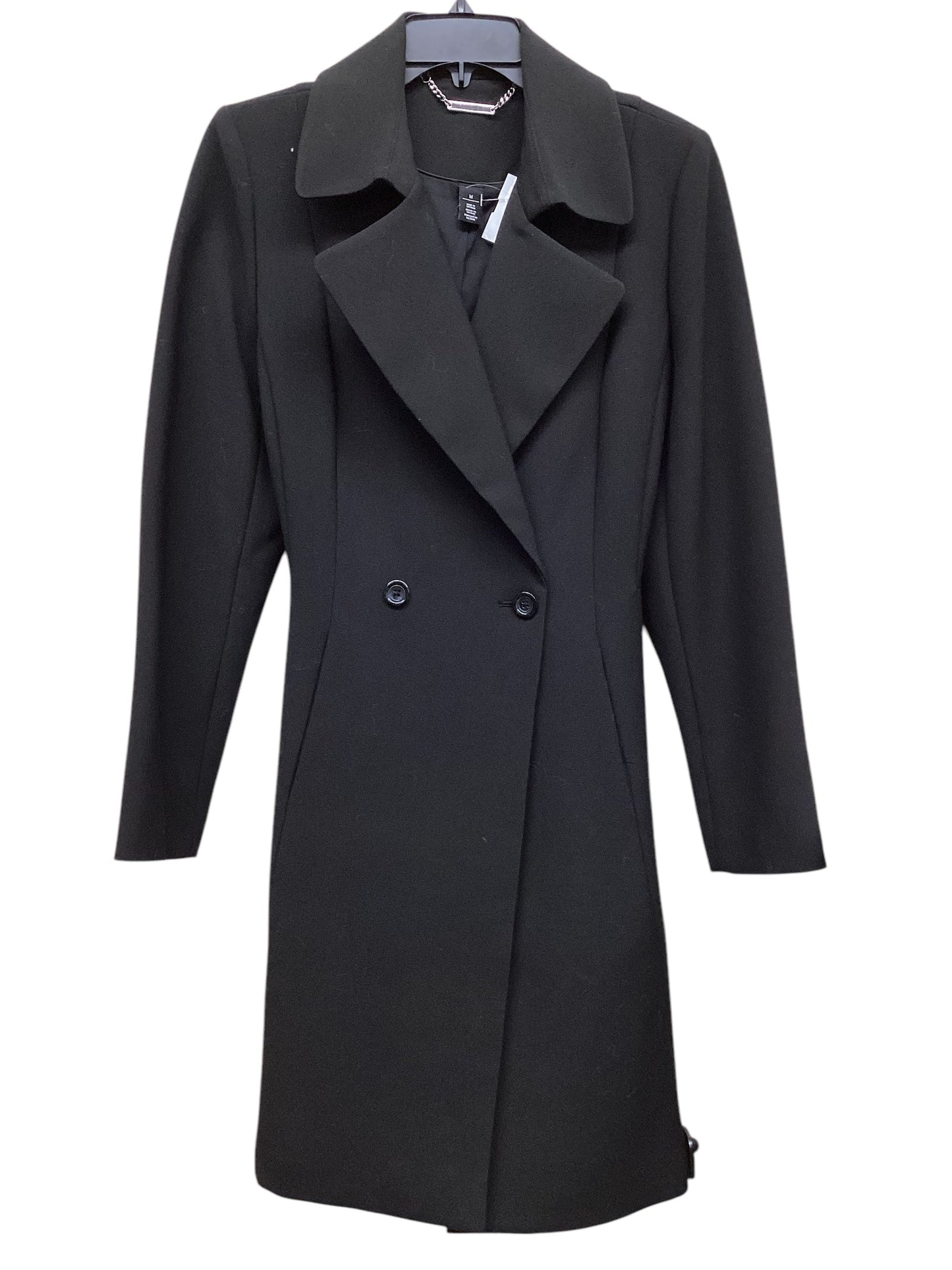 Coat Trench Coat By White House Black Market In Black, Size: M