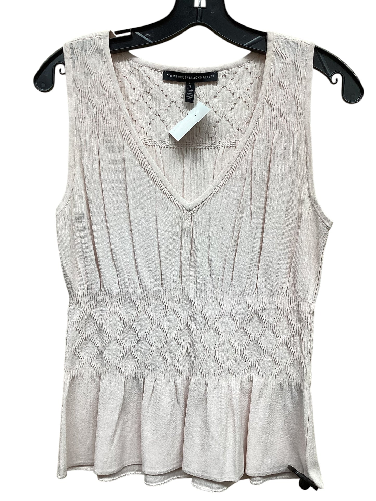 Top Sleeveless By White House Black Market In Pink, Size: S