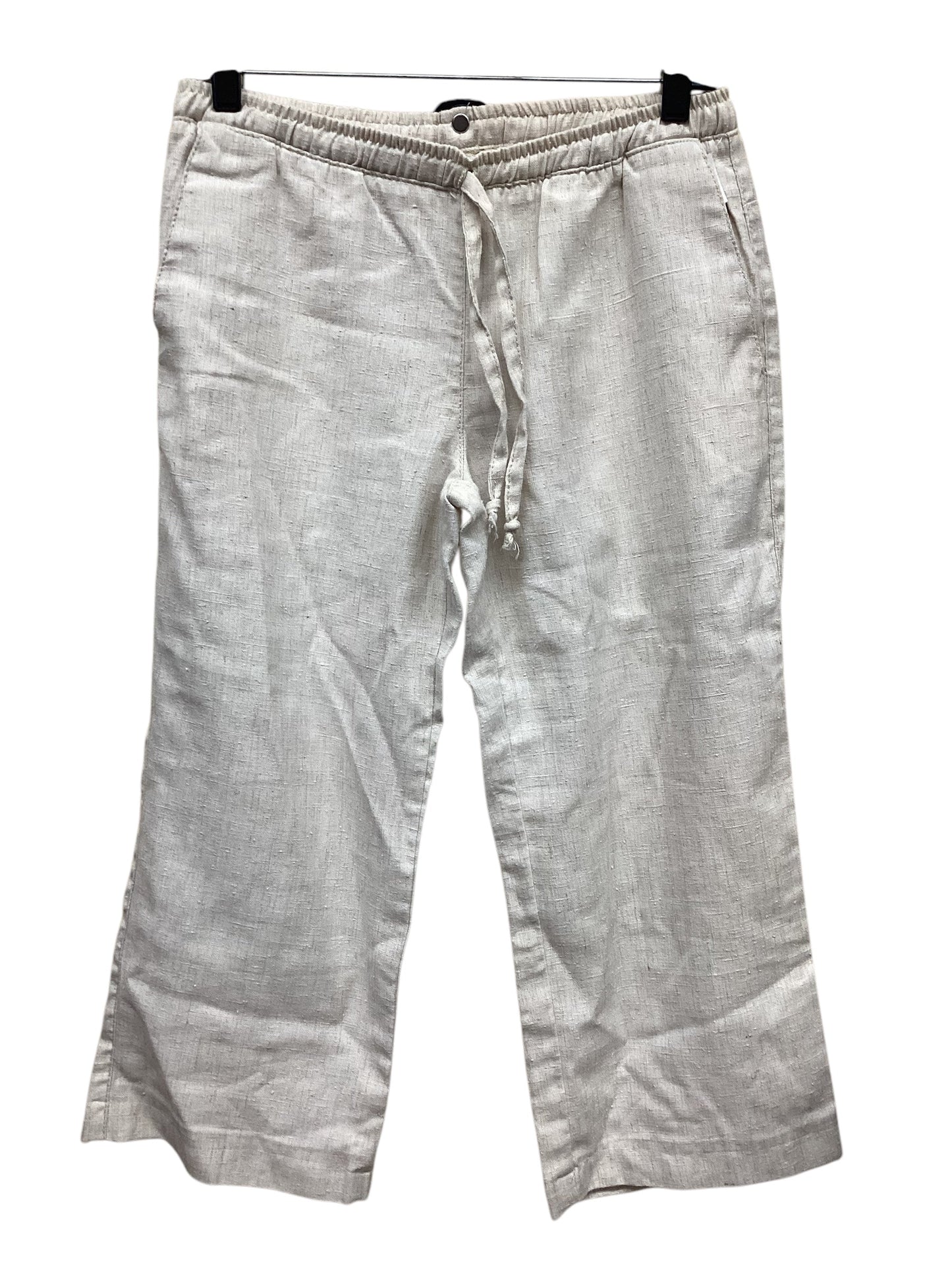 Pants Linen By Clothes Mentor In Cream, Size: S