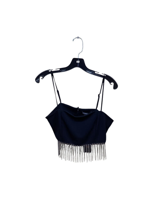 Top Sleeveless By Clothes Mentor In Black, Size: M