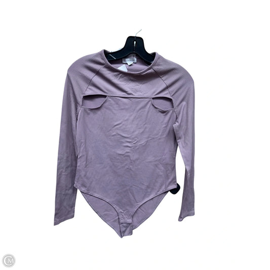 Bodysuit By Top Shop In Purple, Size: L