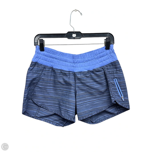 Athletic Shorts By Lululemon In Blue, Size: 6