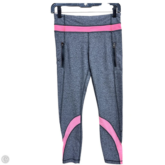 Athletic Leggings By Lululemon In Grey & Pink, Size: 6