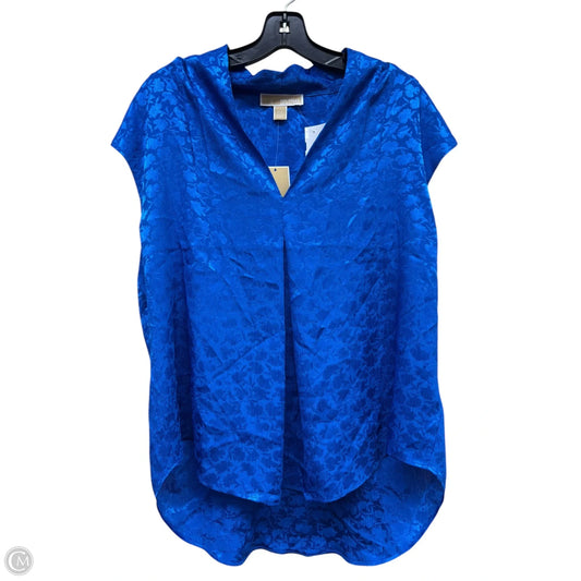 Top Sleeveless By Michael By Michael Kors In Blue, Size: Xlp
