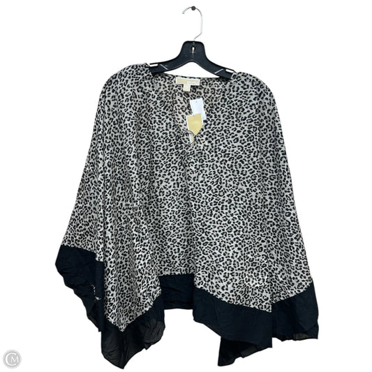 Top Long Sleeve By Michael By Michael Kors In Animal Print, Size: M