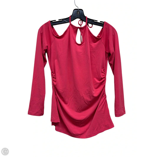 Top Long Sleeve By Michael By Michael Kors In Pink, Size: M