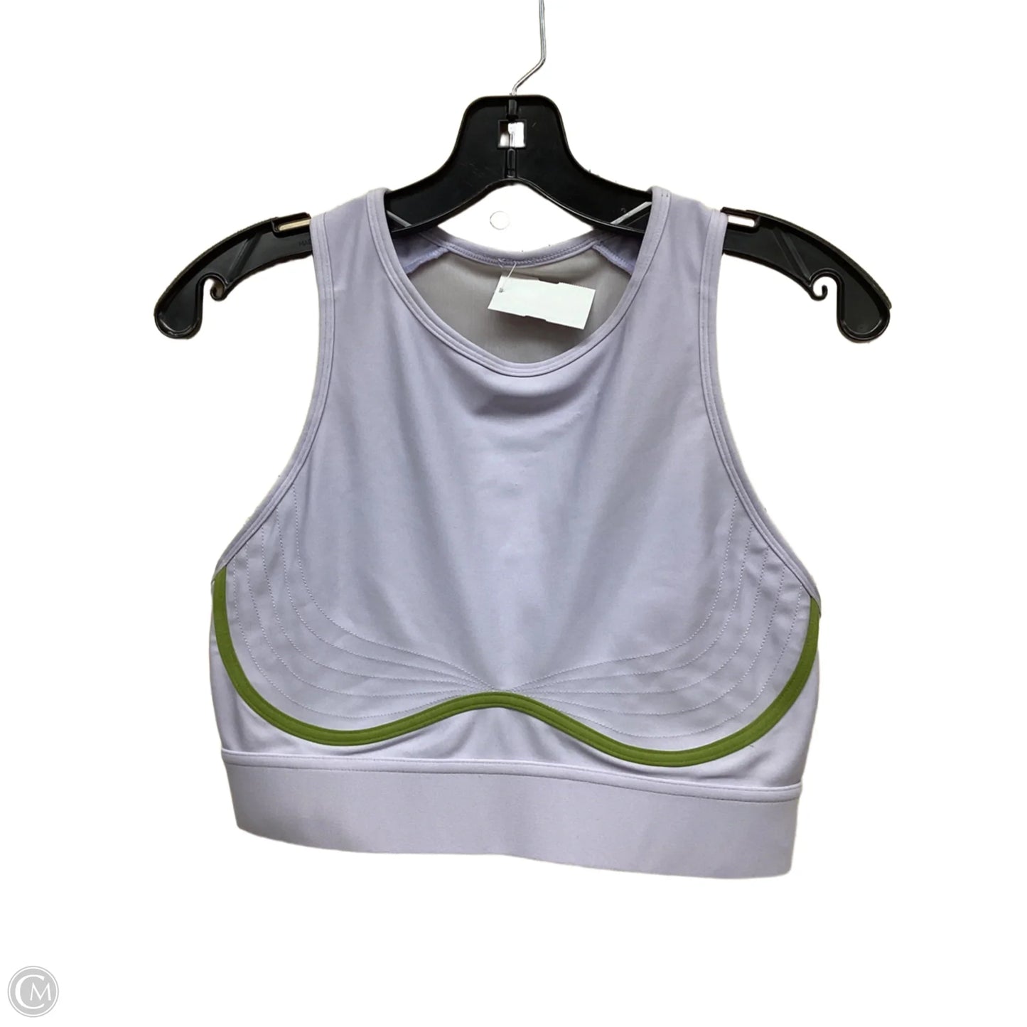 Athletic Bra By Fabletics In Green & Purple, Size: L