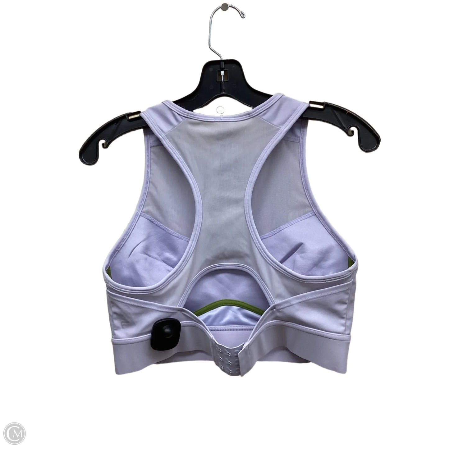 Athletic Bra By Fabletics In Green & Purple, Size: L