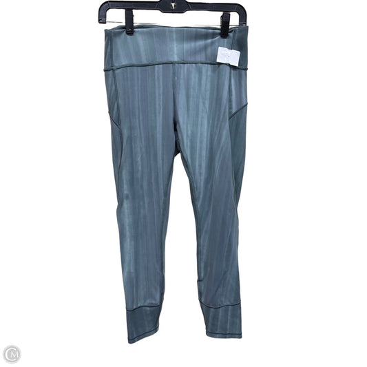 Athletic Leggings By Lululemon In Green, Size: 10