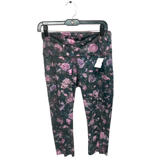 Floral Athletic Capris Lululemon, Size 8