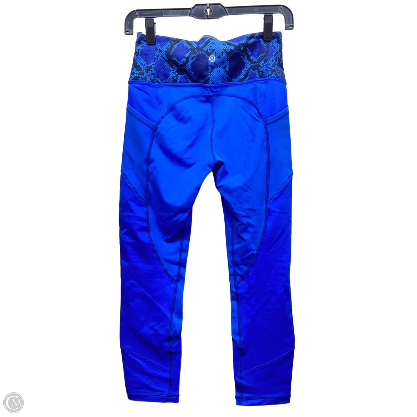 Athletic Leggings By Lululemon In Blue, Size: 6