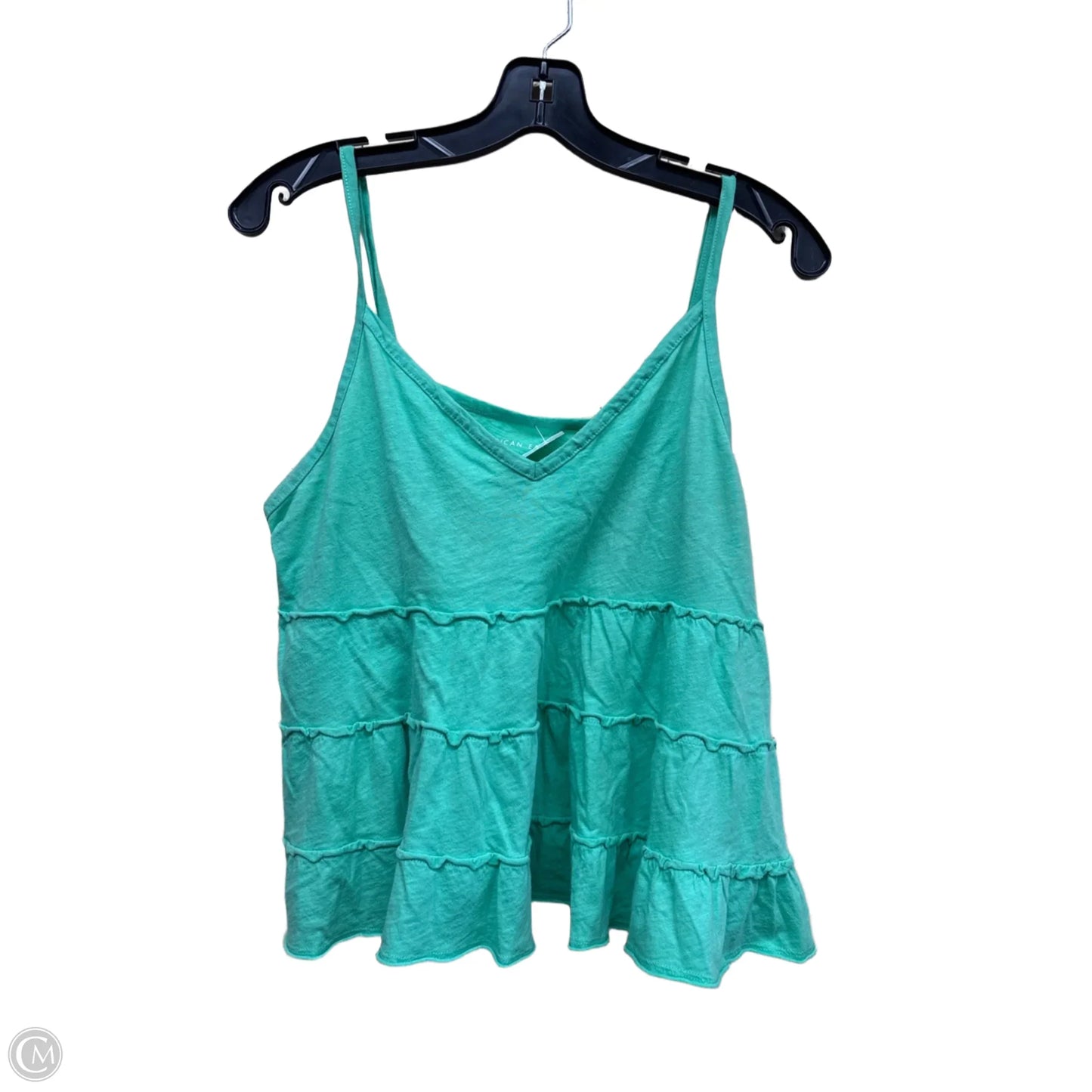 Top Sleeveless By American Eagle In Green, Size: L