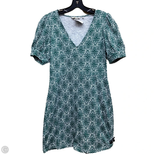 Dress Casual Midi By Boden In Green & White, Size: 6