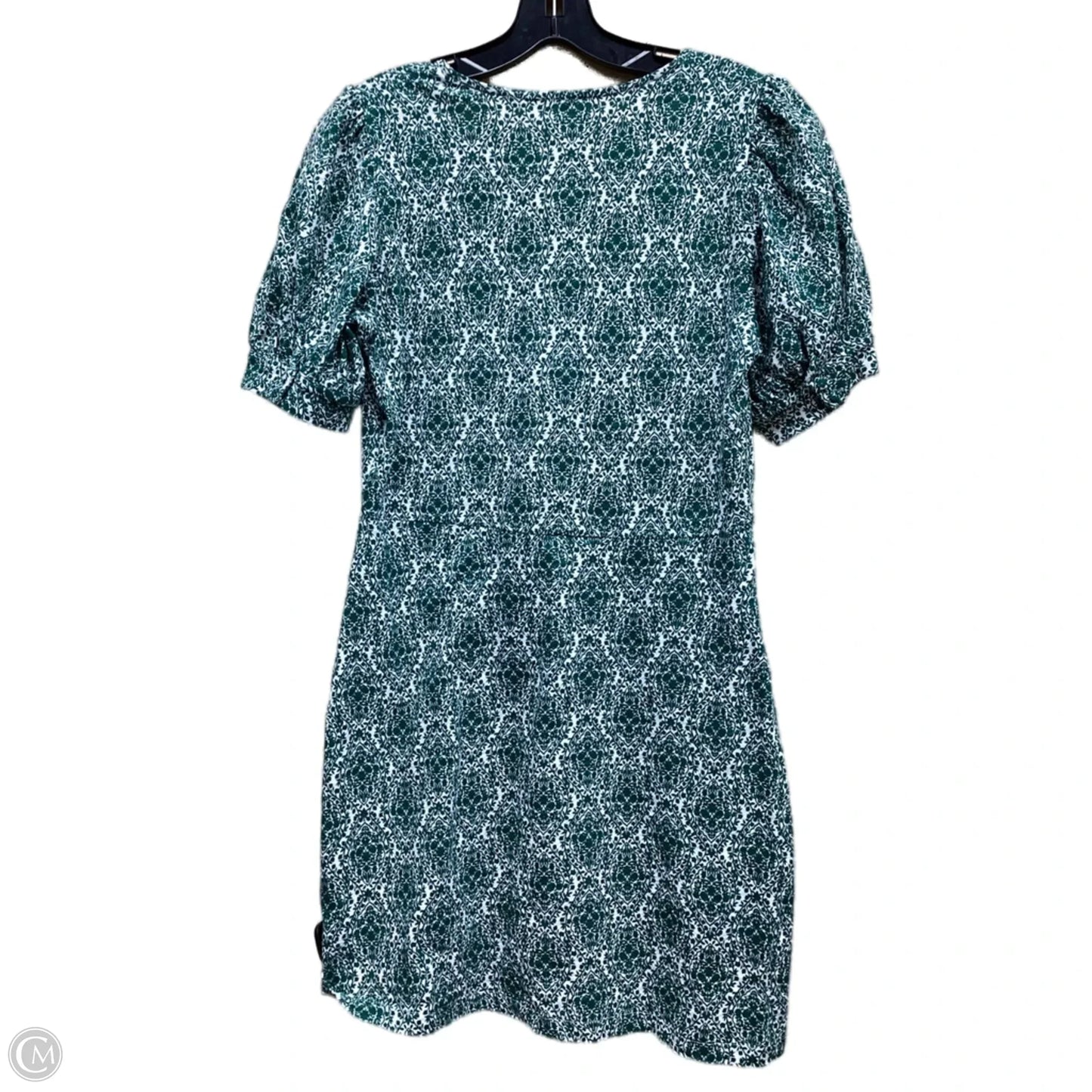 Dress Casual Midi By Boden In Green & White, Size: 6