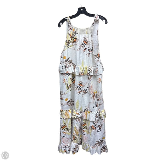Dress Casual Maxi By Free People In Floral Print, Size: M