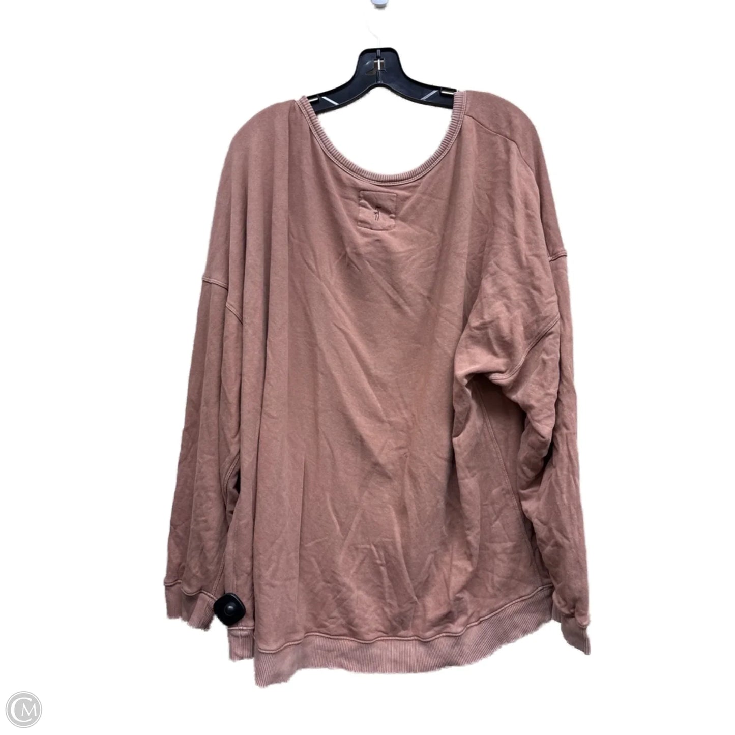 Top Long Sleeve By Aerie In Brown, Size: Xl