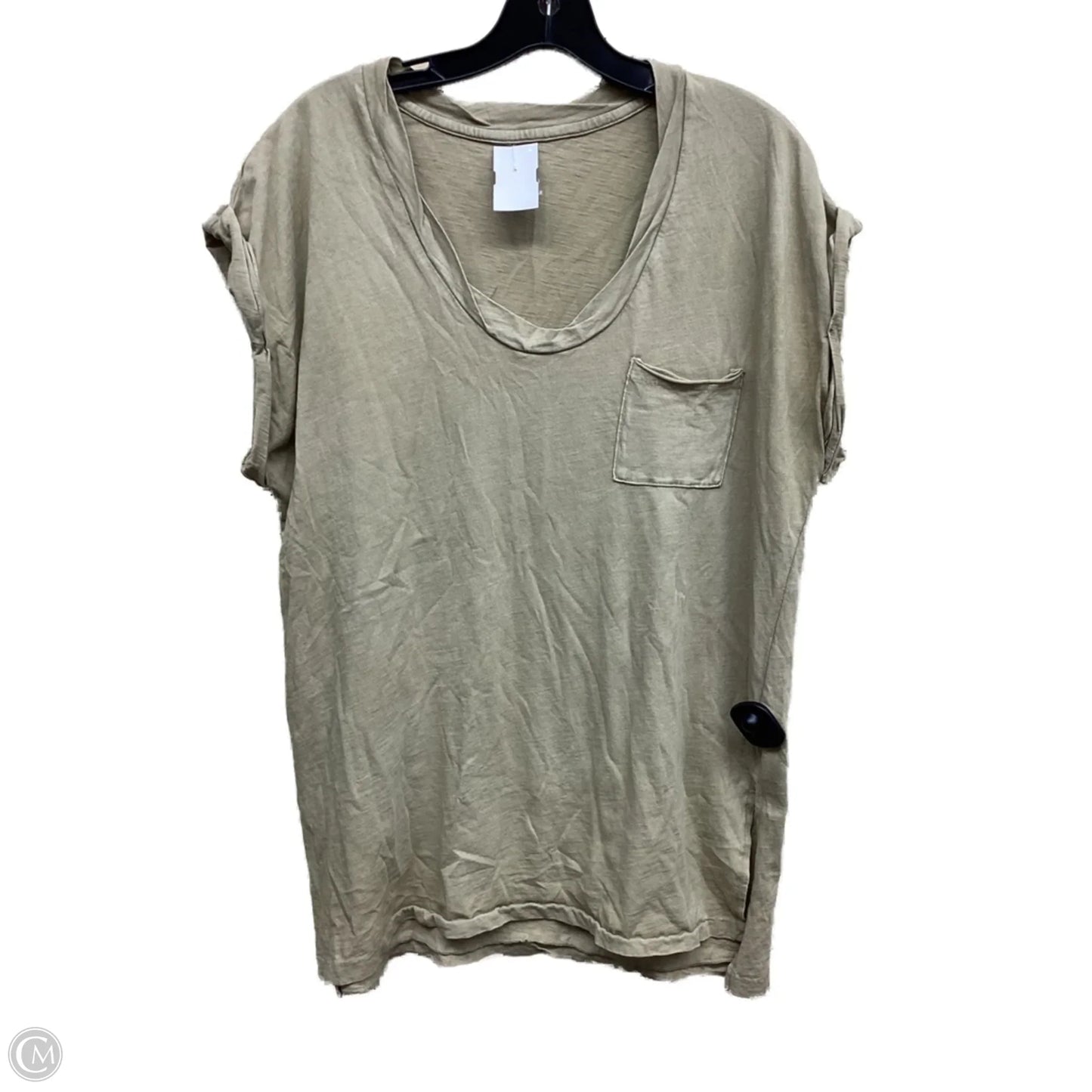 Top Short Sleeve By Aerie In Green, Size: M
