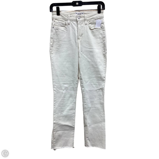 Jeans Straight By Paige In Cream Denim, Size: 0
