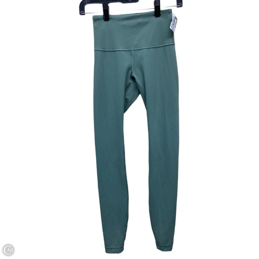 Athletic Leggings By Lululemon In Green, Size: 2