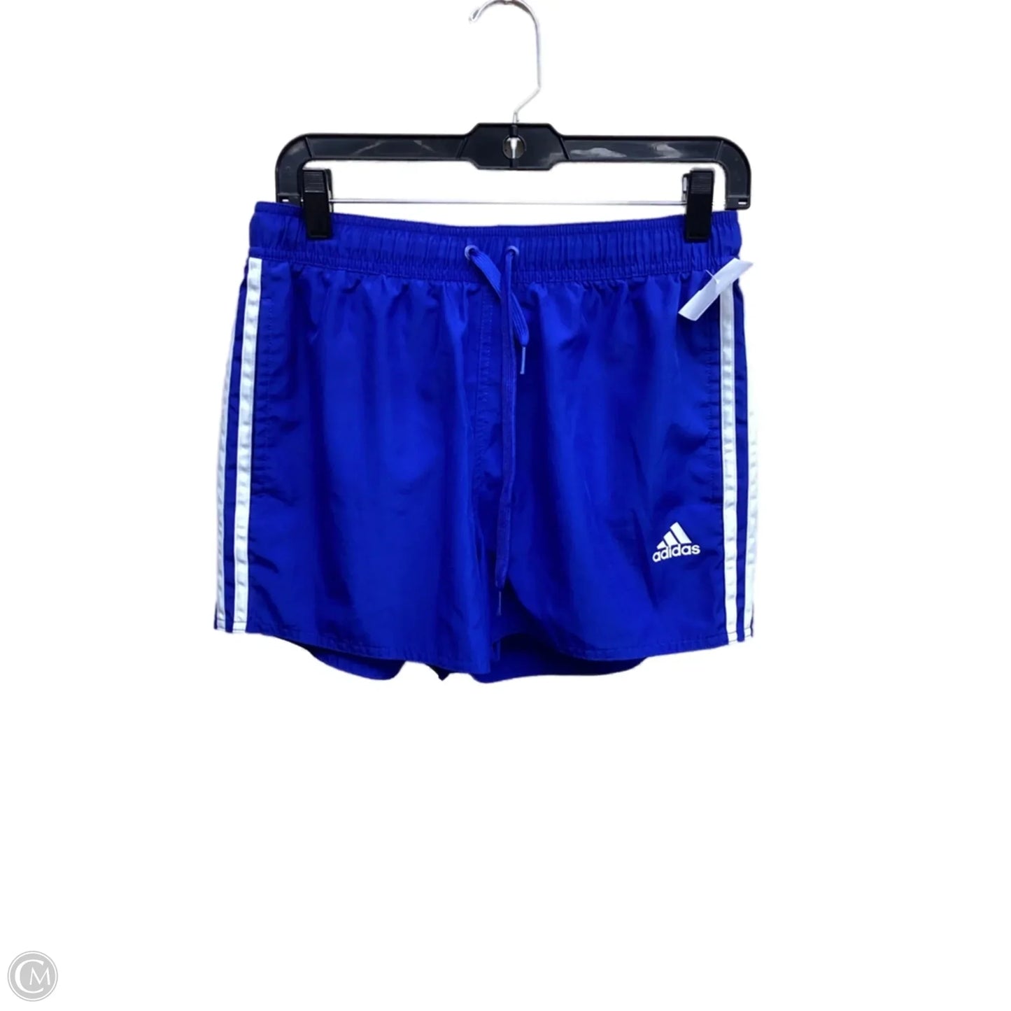 Athletic Shorts By Adidas In Blue, Size: M