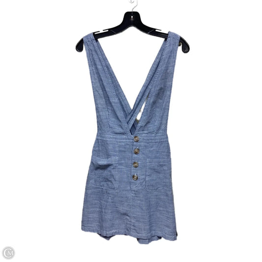 Dress Casual Short By Japna In Blue & White, Size: S