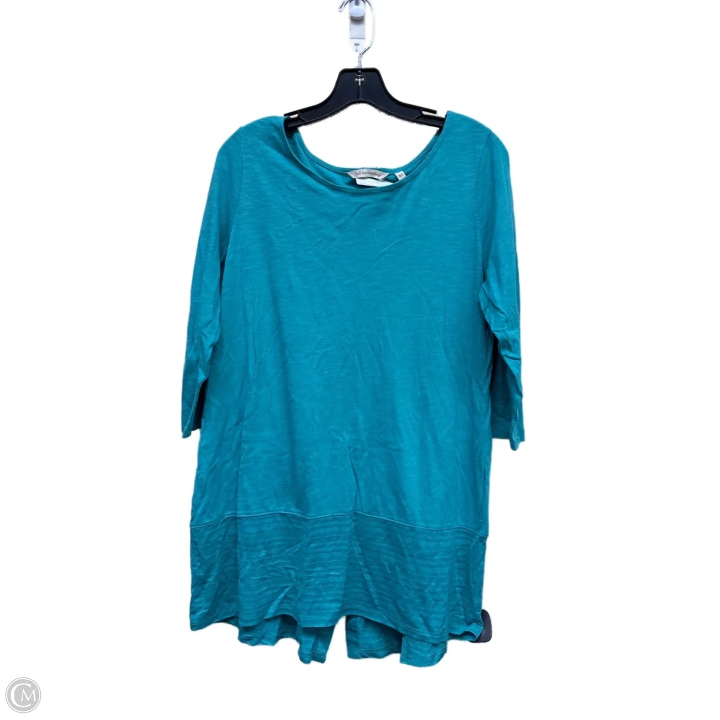 Top Long Sleeve By Soft Surroundings In Green, Size: M