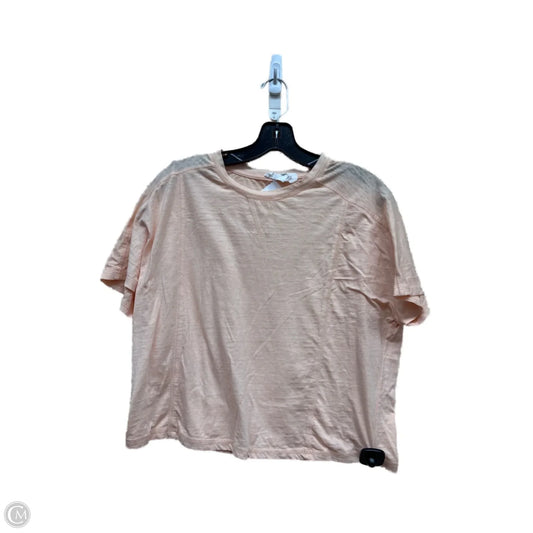 Top Short Sleeve By Pink Rose In Orange, Size: M