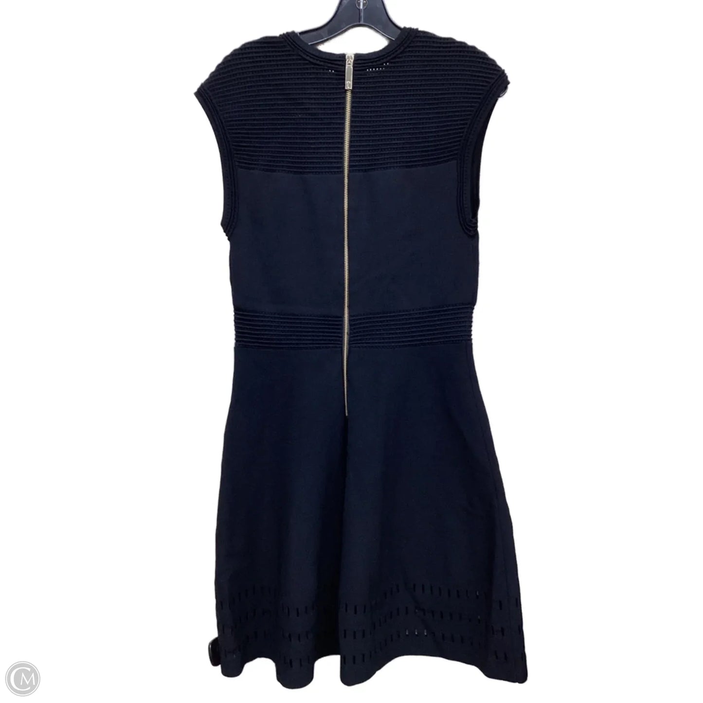 Dress Casual Midi By Ted Baker In Black, Size: 12