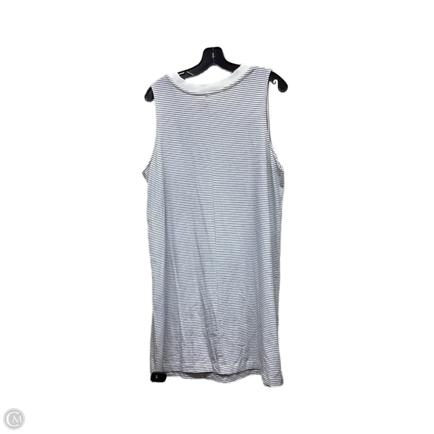 Dress Casual Midi By A New Day In Striped Pattern, Size: Xl