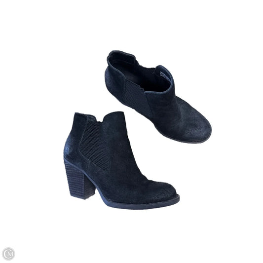 Boots Ankle Heels By Born In Black, Size: 7.5