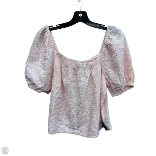 Top Short Sleeve By Sanctuary In Peach, Size: S