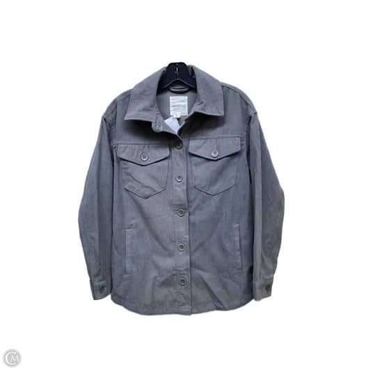 Jacket Shirt By Avec Les Filles In Grey, Size: Xs