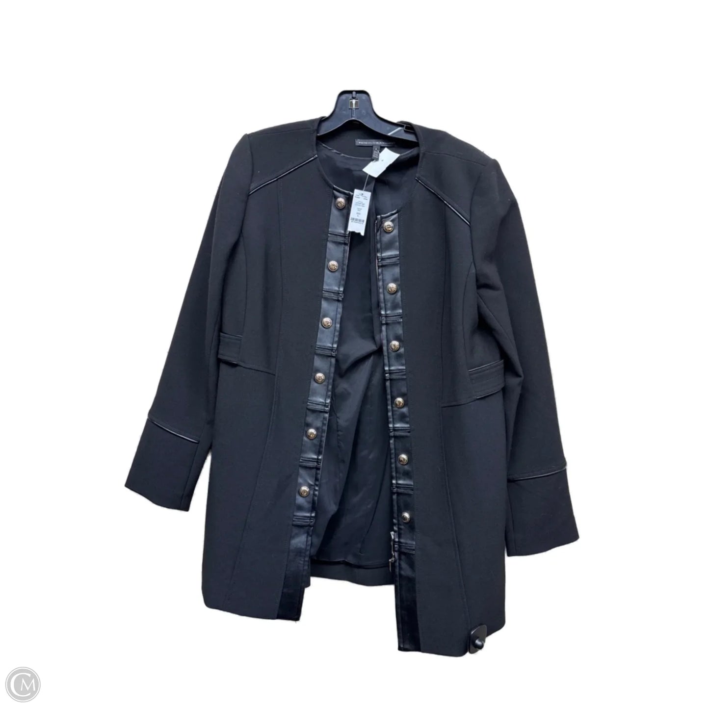 Coat Peacoat By White House Black Market In Black, Size: L