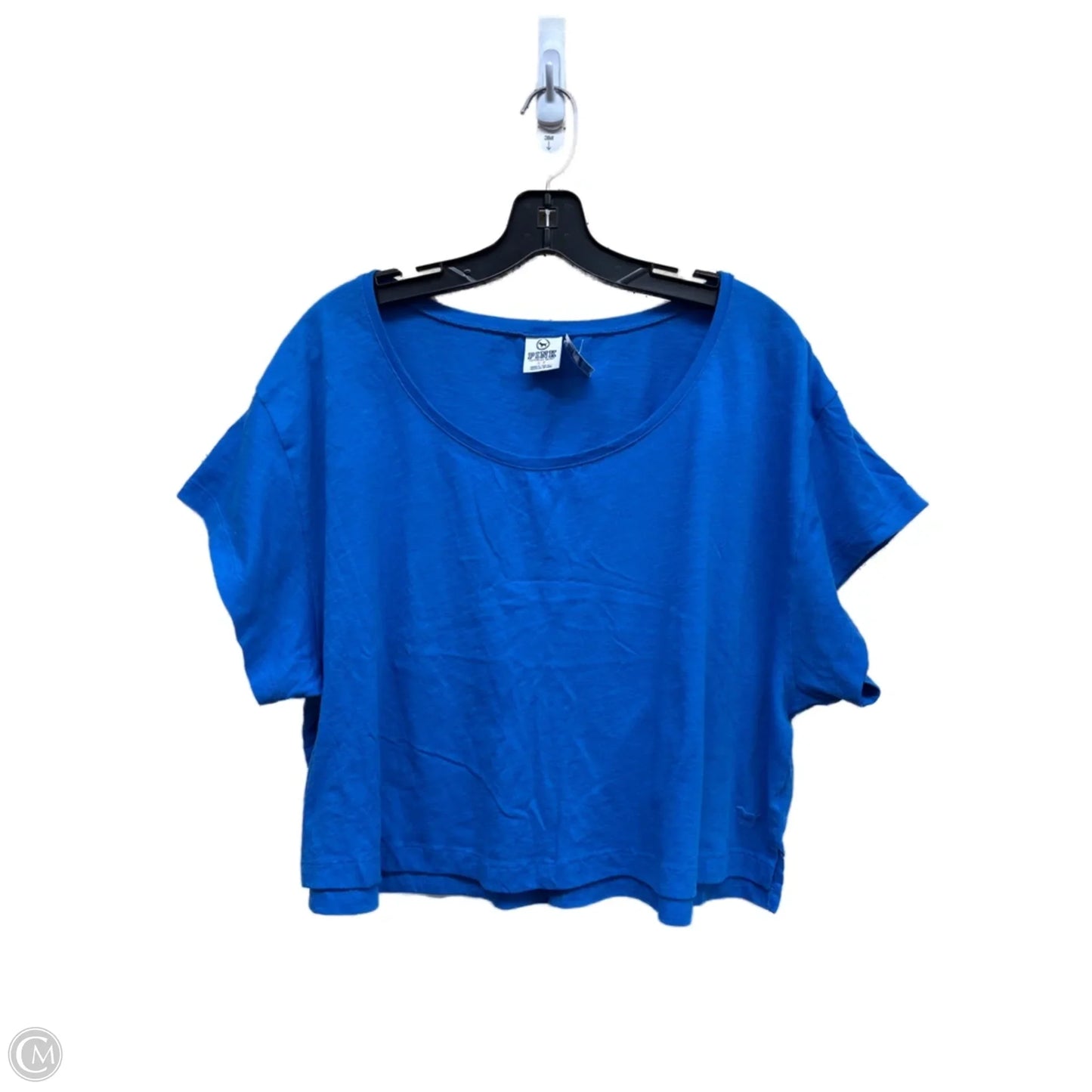 Top Short Sleeve By Pink In Black, Size: S