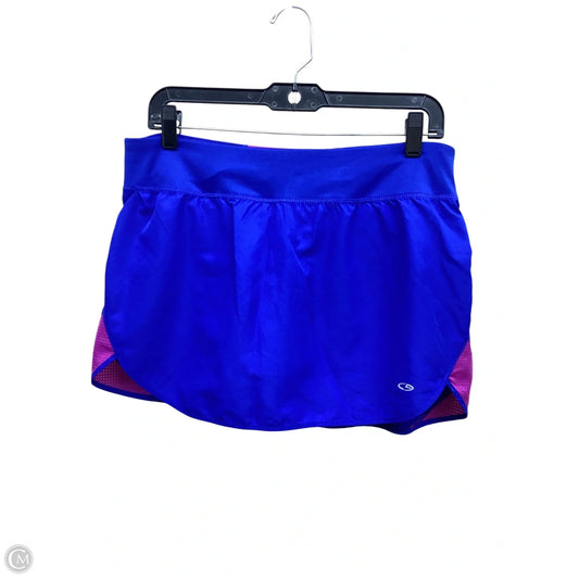 Athletic Skort By Champion In Blue & Purple, Size: M