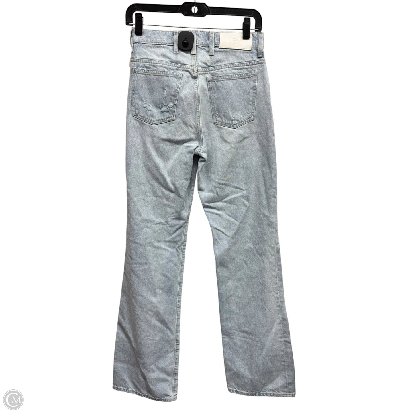 Jeans Wide Leg By 7 For All Mankind In Blue Denim, Size: 0