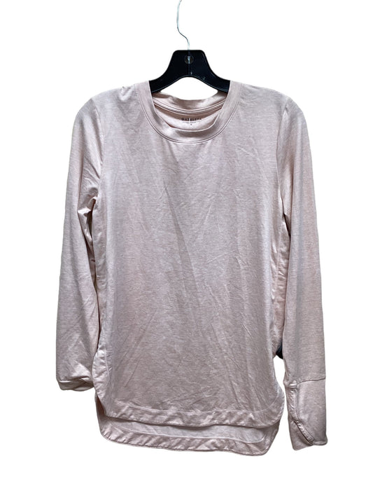 Athletic Top Long Sleeve Crewneck By Athleta In Pink, Size: S