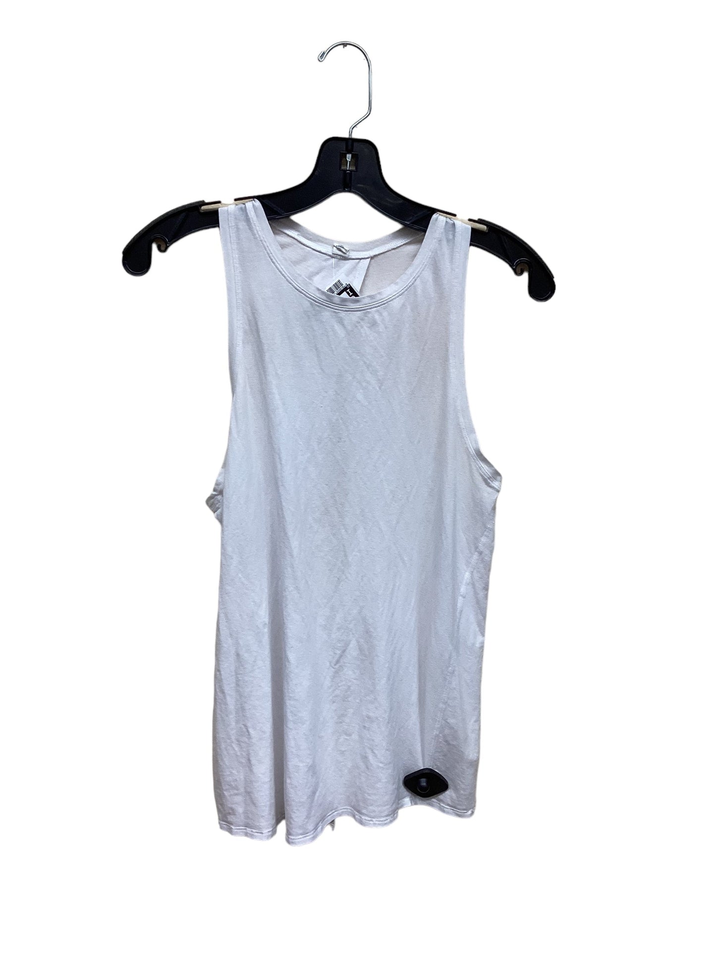 Athletic Tank Top By Lululemon In White, Size: 6