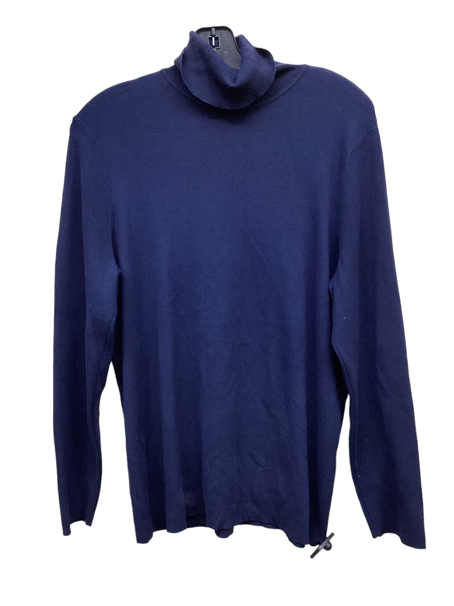 Top Long Sleeve By Chicos In Blue, Size: L