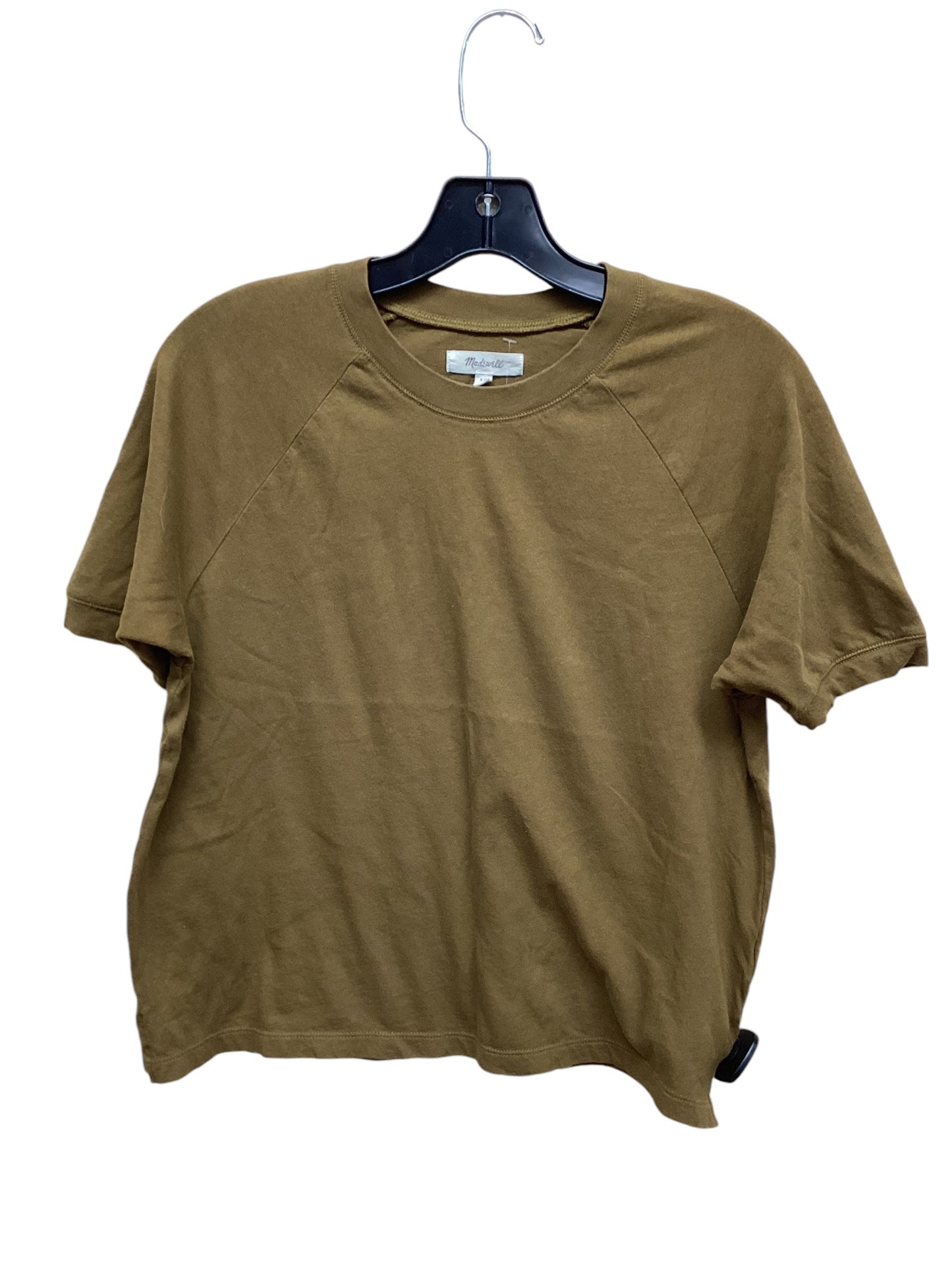 Top Short Sleeve By Madewell In Bronze, Size: Xs