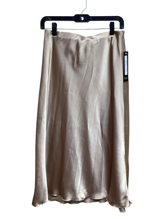 Skirt Midi By Nicole By Nicole Miller In Gold, Size: M