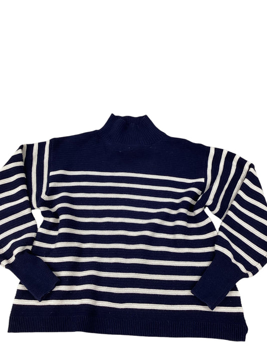 Top Long Sleeve By Topshop In Striped Pattern, Size: S