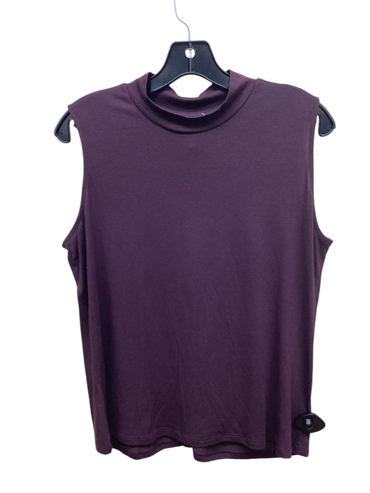 Top Sleeveless By Athleta In Purple, Size: M