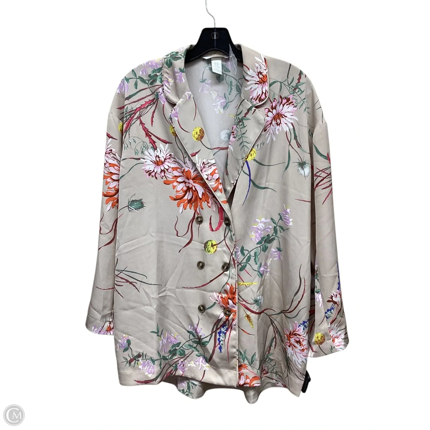Top Long Sleeve By H&m In Floral Print, Size: Xs