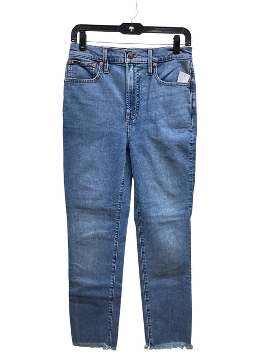 Jeans Straight By Madewell In Blue Denim, Size: 2