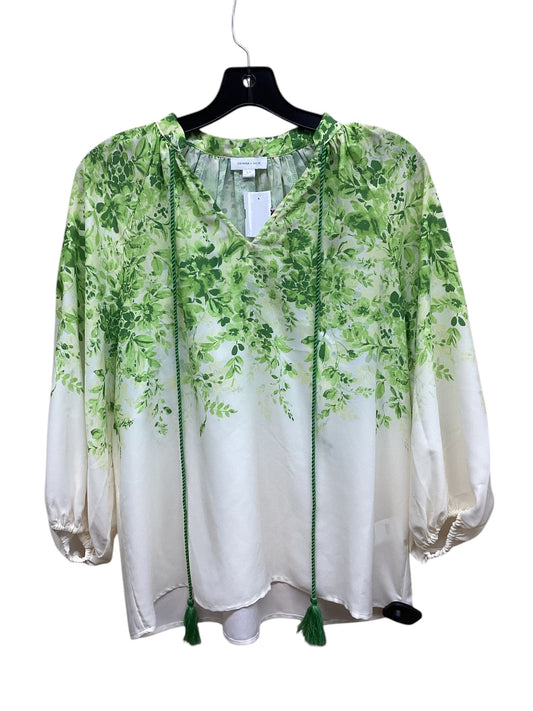 Top Long Sleeve By Clothes Mentor In Green, Size: S