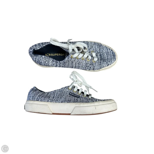 Shoes Sneakers By Superga In Blue, Size: 6.5