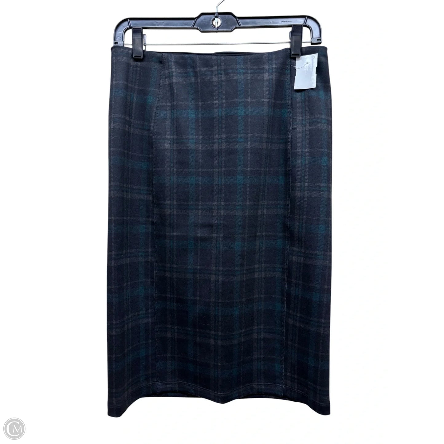 Skirt Midi By Liverpool In Plaid Pattern, Size: 8