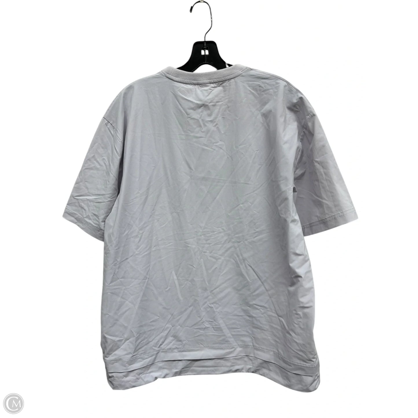 Athletic Top Short Sleeve By Mono B In Purple, Size: L